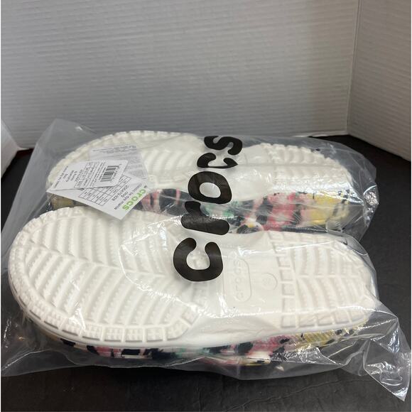 Crocs Unisex Classic Tie Dye Mania Clog Size 13M NWT - Picture 10 of 10